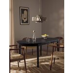 Black Extendable Dining Table (Calary) 92x180-230