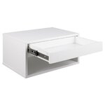 White wall-mounted nightstand cholet (actona)