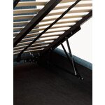 Blue Upholstered Bed 120x200