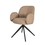 Beige Swivel Dining Chair Osiris
