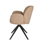 Beige Swivel Dining Chair Osiris