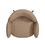 Beige Swivel Dining Chair Osiris