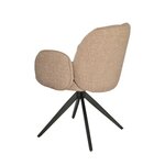 Beige Swivel Dining Chair Osiris
