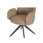 Beige Swivel Dining Chair Osiris
