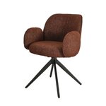 Burgundy Swivel Dining Chair Osiris