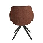 Burgundy Swivel Dining Chair Osiris