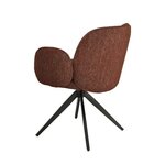 Burgundy Swivel Dining Chair Osiris