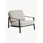Light gray Garden Armchair Lyra (Brafab)