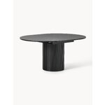 Black Extendable Dining Table (Filo) 120/160x120