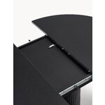 Black Extendable Dining Table (Filo) 120/160x120