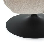 Light Swivel Armchair Petal