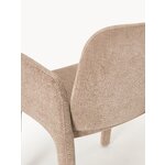 Brown Upholstered Chair (Selena)