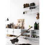 Белая настенная полка String Pock (мебель String Furniture)