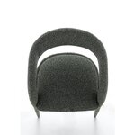 Žalia „Boucle“ valgomojo kėdė „Ponte“