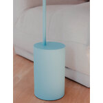 Light Blue Round Coffee Table Ciro (Metallbude)
