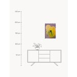 Wall mural Flower With Checks 02 (Paper Collective)