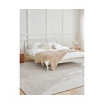 Light Beige Metal Bed (Sanna) 160x200