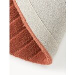 Terracotta Color Round Wool Rug (Mason)D=120