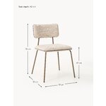 Beige Upholstered Chair (Nilda)