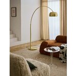 Golden design floor lamp (bowie) intact