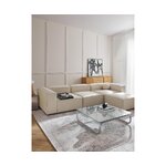 Lengva didelė modulinė sofa su pufu (Lennon) 327 cm