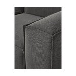 Dark Gray Large Modular Corner Sofa (Lennon)