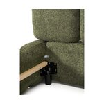 Зеленая дизайнерская кровать (тайла)200х200