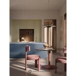 Round Marble Imitation Dining Table (Miley) 120x90
