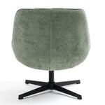 Mėtų žalios spalvos fotelis Rena