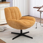 Saffron Yellow Swivel Armchair Rena (Pro Living)