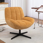 Saffron Yellow Swivel Armchair Rena (Pro Living)