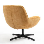 Saffron Yellow Swivel Armchair Rena (Pro Living)