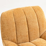 Saffron Yellow Swivel Armchair Rena (Pro Living)