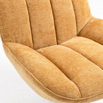 Saffron Yellow Swivel Armchair Rena (Pro Living)