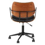 Juodos odos biuro kėdės ritinėlis