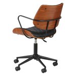 Juodos odos biuro kėdės ritinėlis