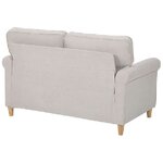 Two-seater beige sofa ronneby