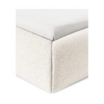 Light Beige Upholstered Bed (Sofia) 180x200