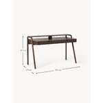 Dark brown desk (Evrak)