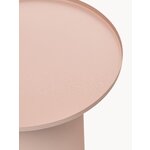 Beige round metal coffee table sverre (white label) intact