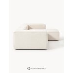 Vaaleanbeige modulaarinen kulmasohva (Sofia)