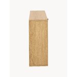 Light brown solid wood shoe cabinet (Albany)