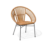 Rattan chair beige (sarita)