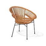 Rattan chair beige (sarita)