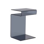 Zils stikla sānu galdiņš Savio