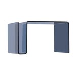 Zils stikla sānu galdiņš Savio