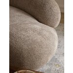 Beige design-sohva (alba)