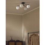 Black and White Ceiling Light (Atlanta)