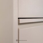 Šviesiai smėlio spalvos batų spintelė Caruso (Kare Design)