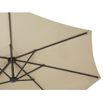 Beige päivänvarjo (sibilla) 2,7x4,6 m